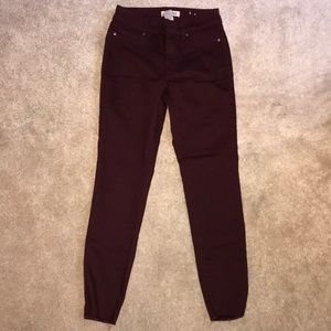 Blue Spice Burgundy/ Maroon Jeans